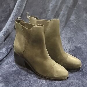 Toms Black And Charcoal Chelsea Ankle Boots